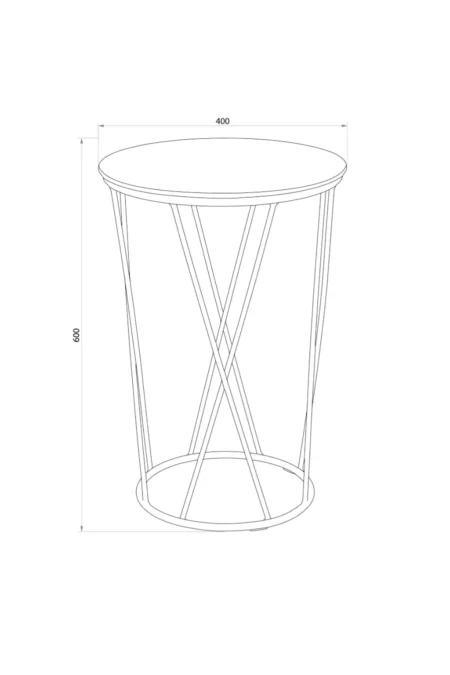 Стол журнальный аллюр размеры