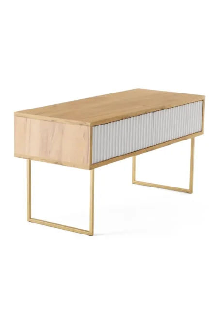 стол-консоль с двумя выдвижными ящиками