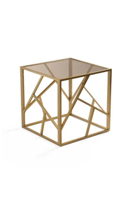 Стол журнальный квадратный стеклянный