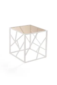 Стол журнальный квадратный стеклянный