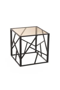 Стол журнальный квадратный стеклянный