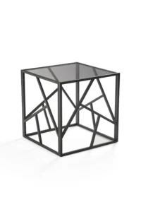 Стол журнальный квадратный стеклянный