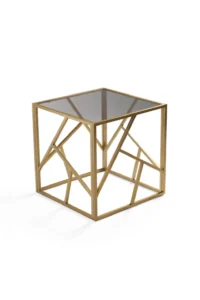 Стол журнальный квадратный стеклянный