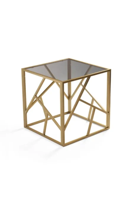 Стол журнальный квадратный стеклянный