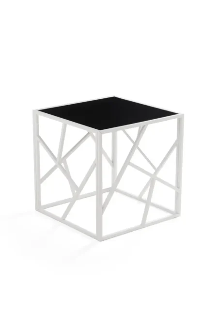 Стол журнальный квадратный стеклянный