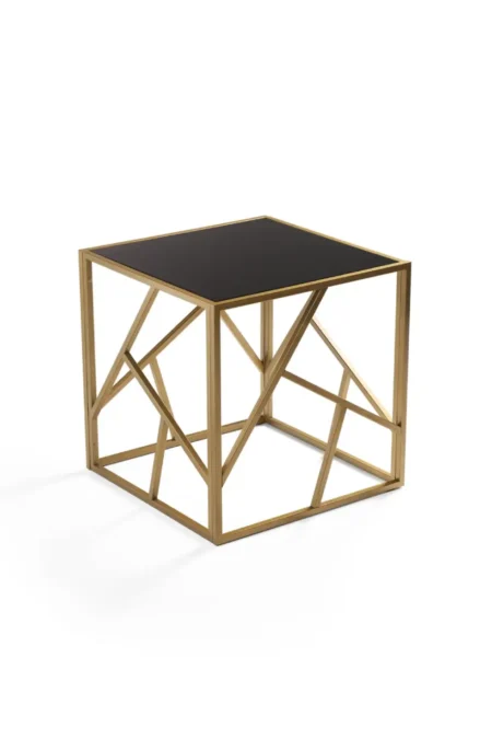 Стол журнальный квадратный стеклянный